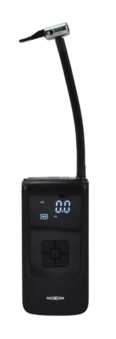 Μίνι Επαναφορτιζόμενο Κομπρεσέρ Αέρος 60W - Powerbank 4000 mAh και Φακός με Οθόνη Ψηφιακών Ενδείξεων Moxom Μίνι Επαναφορτιζόμενο Κομπρεσέρ Αέρος 60W - Powerbank 4000 mAh και Φακός με Οθόνη Ψηφιακών Ενδείξεων Moxom