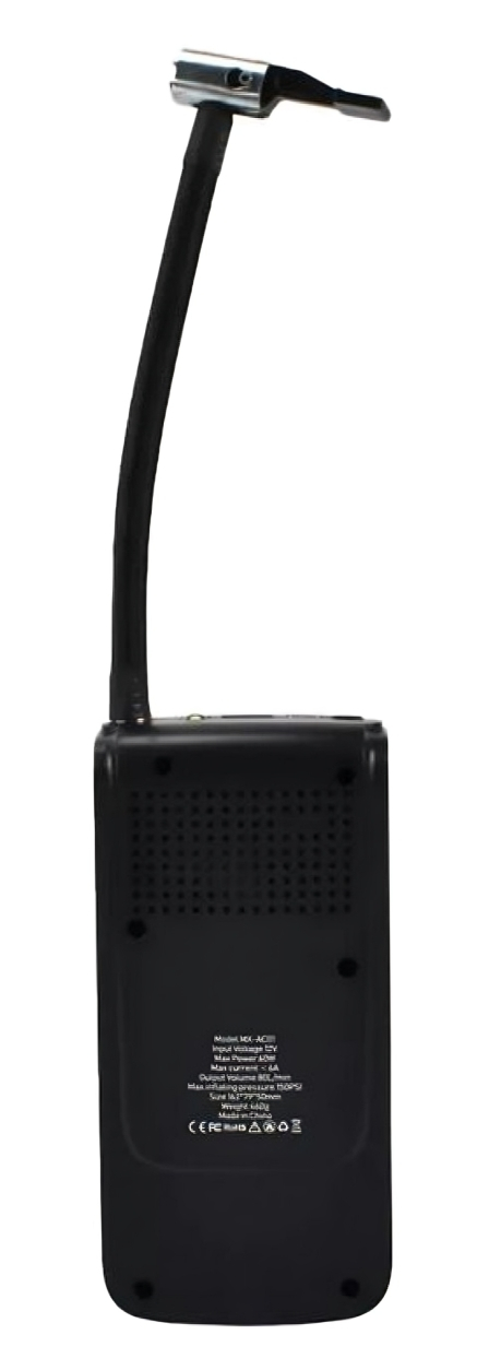 Μίνι Επαναφορτιζόμενο Κομπρεσέρ Αέρος 60W - Powerbank 4000 mAh και Φακός με Οθόνη Ψηφιακών Ενδείξεων Moxom Μίνι Επαναφορτιζόμενο Κομπρεσέρ Αέρος 60W - Powerbank 4000 mAh και Φακός με Οθόνη Ψηφιακών Ενδείξεων Moxom