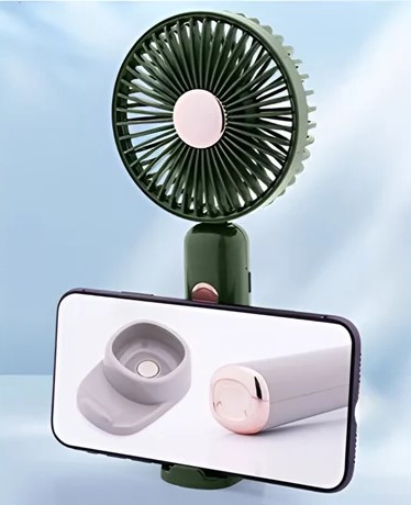 Μίνι Επαναφορτιζόμενος Ανεμιστήρας με Βάση Κινητού 20.2 x 5.5 x 9.2cm - Μαύρος Μίνι Επαναφορτιζόμενος Ανεμιστήρας με Βάση Κινητού 20.2 x 5.5 x 9.2cm - Μαύρος