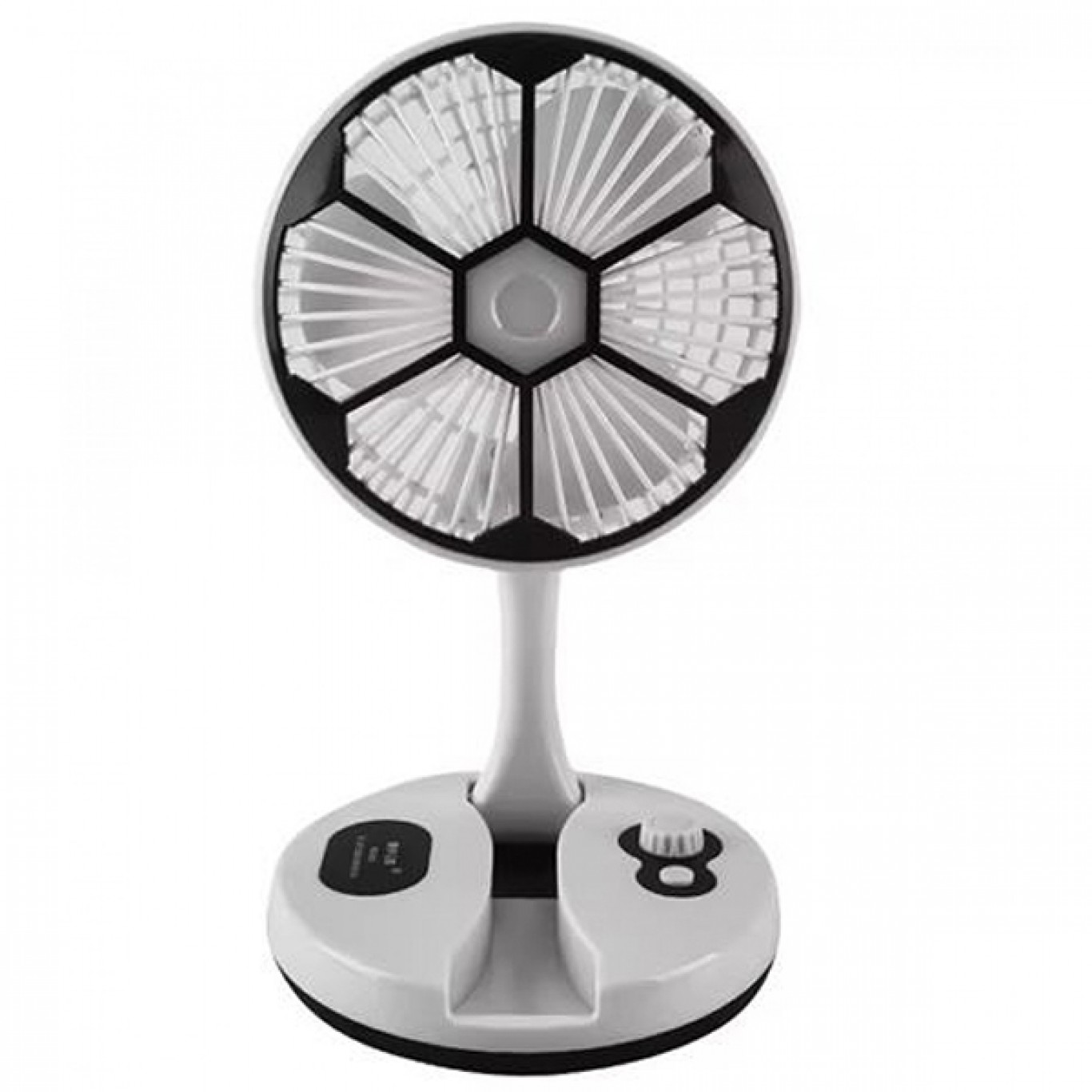 Μίνι Επιτραπέζιο Αναδιπλούμενο Ανεμιστηράκι σε Σχήμα Μπάλας Ποδοσφαίρου – Folding Fan Λευκό Μαύρο Μίνι Επιτραπέζιο Αναδιπλούμενο Ανεμιστηράκι σε Σχήμα Μπάλας Ποδοσφαίρου – Folding Fan Λευκό Μαύρο