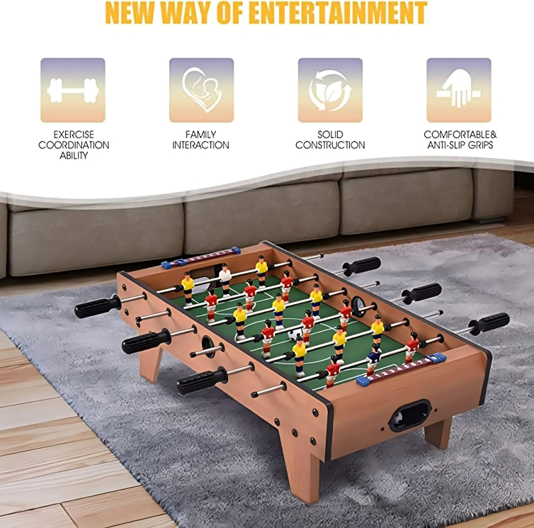 Μίνι Επιτραπέζιο Ξύλινο Ποδοσφαιράκι 50x24cm Μίνι Επιτραπέζιο Ξύλινο Ποδοσφαιράκι 50x24cm