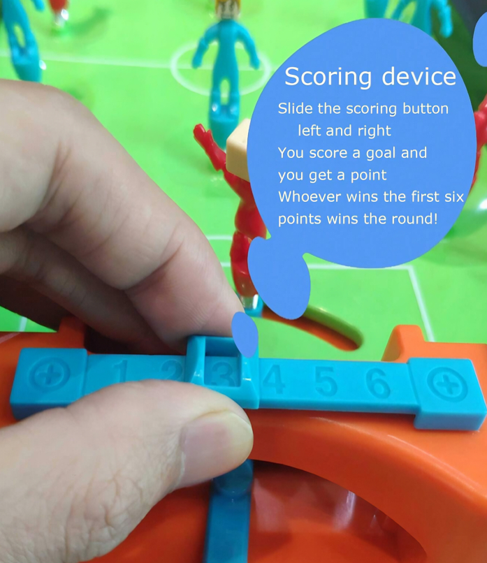 Μίνι Επιτραπέζιο Ποδοσφαιράκι με Μοχλούς και Ελατήρια - 43x27x6 Μίνι Επιτραπέζιο Ποδοσφαιράκι με Μοχλούς και Ελατήρια - 43x27x6