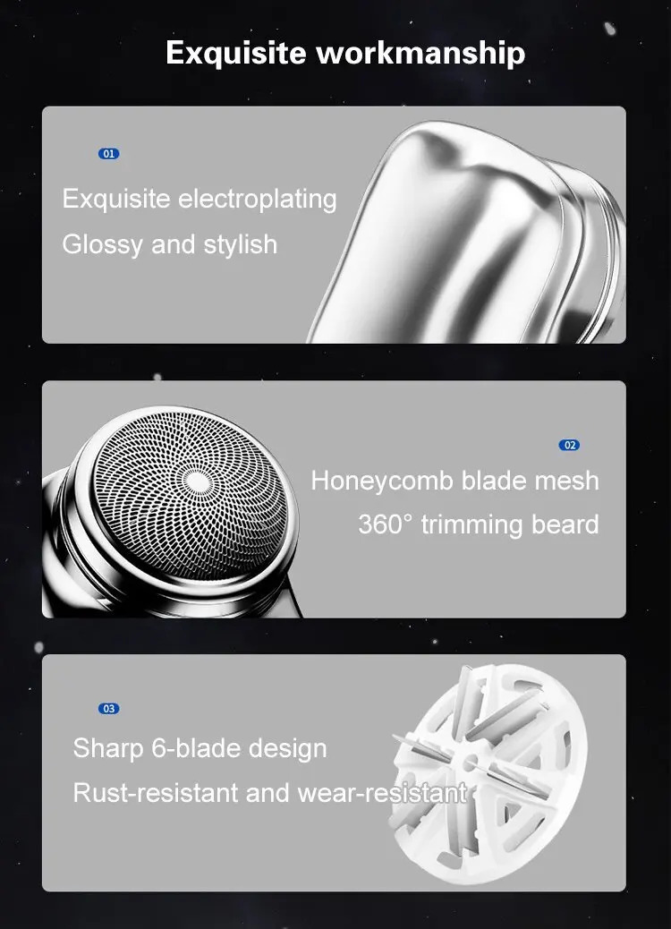 Μίνι Φορητή Επαναφορτιζόμενη Ξυριστική Μηχανή Προσώπου Μίνι Φορητή Επαναφορτιζόμενη Ξυριστική Μηχανή Προσώπου