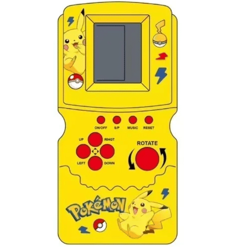 Μίνι Φορητή Ηλεκτρονική Παιδική Κονσόλα Χειρός Tetris Pokemon Μπαταρίας Μίνι Φορητή Ηλεκτρονική Παιδική Κονσόλα Χειρός Tetris Pokemon Μπαταρίας