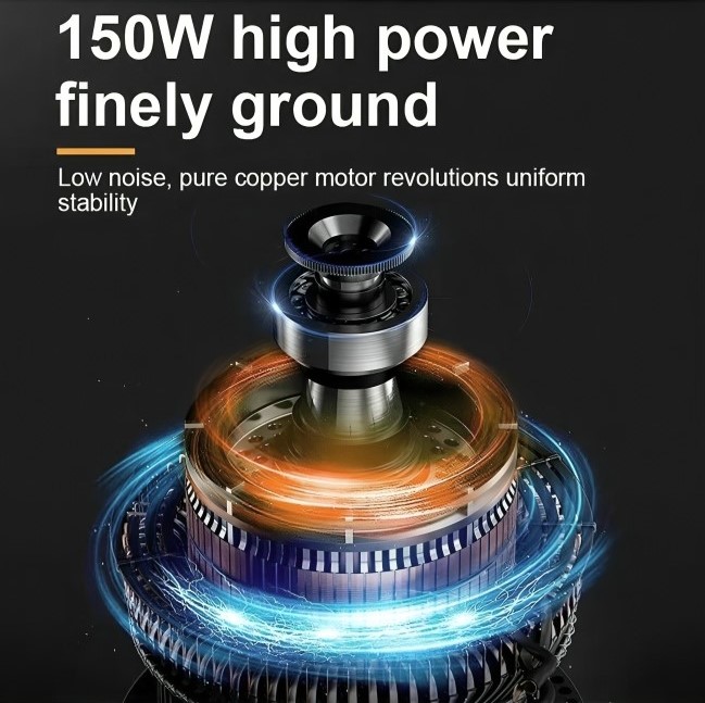 Mini Ηλεκτρικός Μύλος Καφέ 150W με Χωρητικότητα 50gr Sokany Mini Ηλεκτρικός Μύλος Καφέ 150W με Χωρητικότητα 50gr Sokany