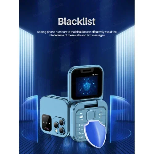 Μίνι Κινητό Τηλέφωνο Πτυσσόμενο με Διπλή Κάρτα SIM, Κάμερα και Φακό Andowl P9 PRO Flip Μίνι Κινητό Τηλέφωνο Πτυσσόμενο με Διπλή Κάρτα SIM, Κάμερα και Φακό Andowl P9 PRO Flip