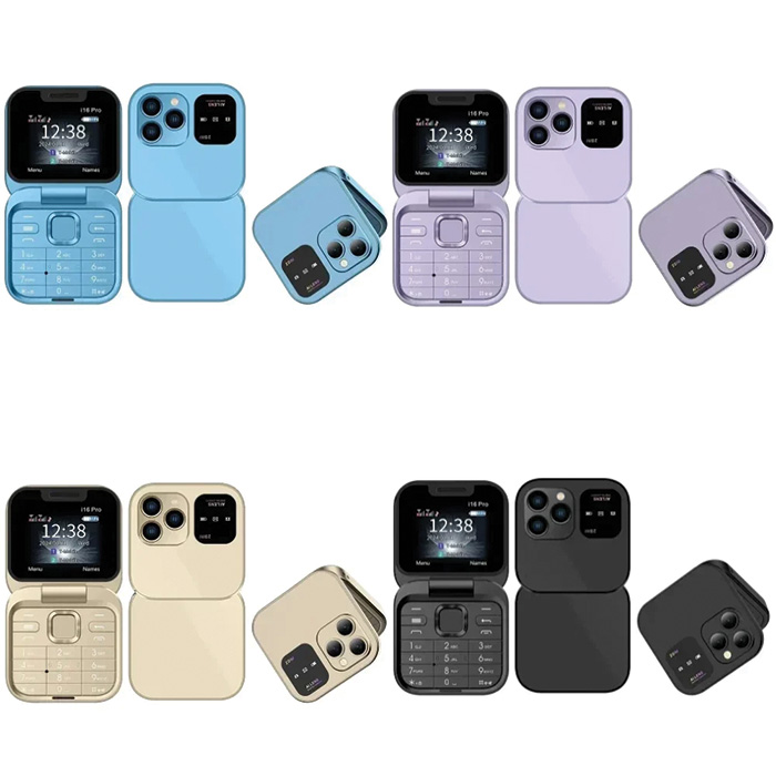 Μίνι Κινητό Τηλέφωνο Πτυσσόμενο με Διπλή Κάρτα SIM, Κάμερα και Ραδιόφωνο Andowl P9 PRO Flip Μίνι Κινητό Τηλέφωνο Πτυσσόμενο με Διπλή Κάρτα SIM, Κάμερα και Ραδιόφωνο Andowl P9 PRO Flip