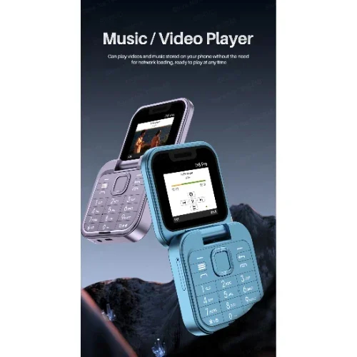 Μίνι Κινητό Τηλέφωνο Πτυσσόμενο με Διπλή Κάρτα SIM, Κάμερα και Φακό Andowl P9 PRO Flip Μίνι Κινητό Τηλέφωνο Πτυσσόμενο με Διπλή Κάρτα SIM, Κάμερα και Φακό Andowl P9 PRO Flip