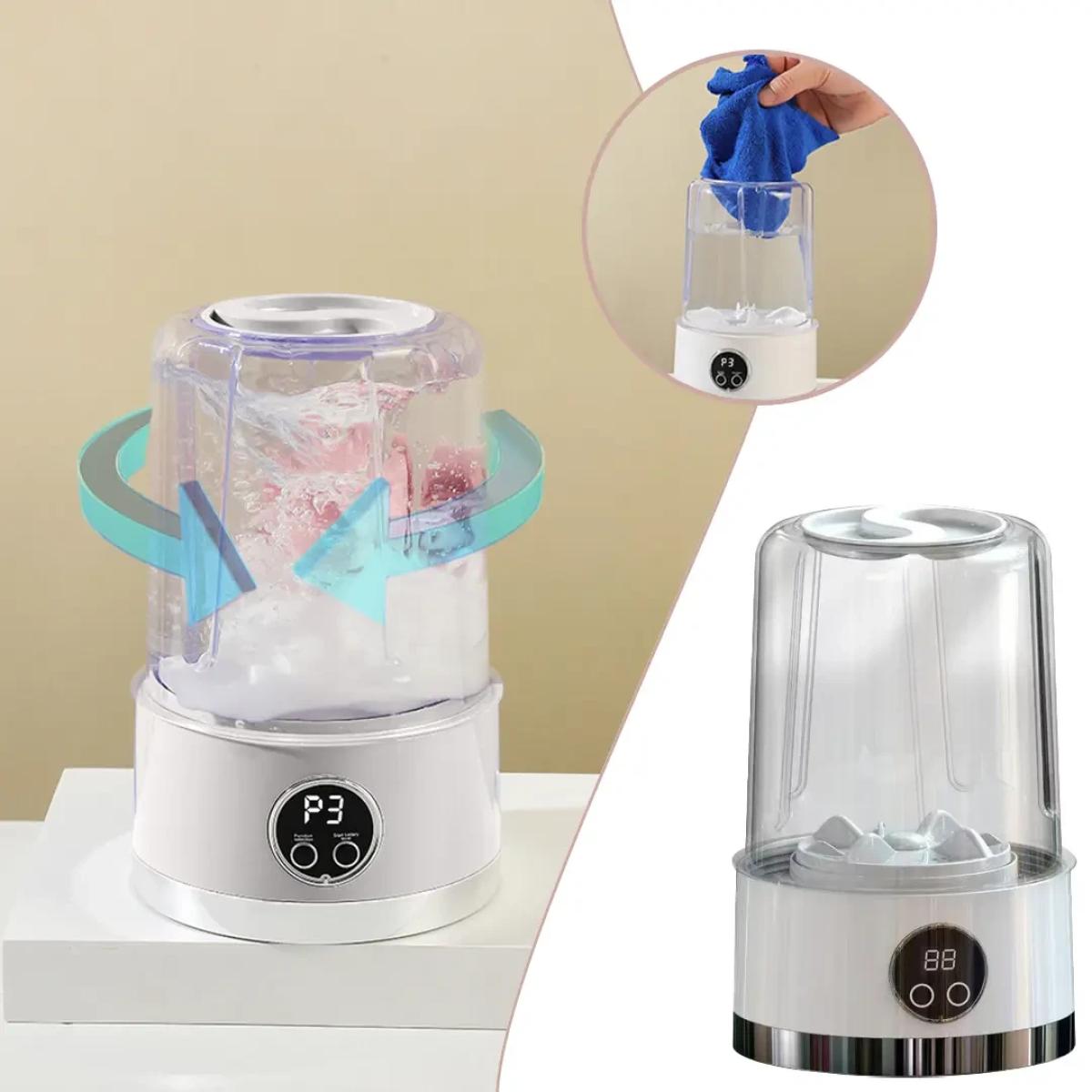 Μίνι Πλυντήριο Ρούχων 1L Φορητό και Επαναφορτιζόμενο Μίνι Πλυντήριο Ρούχων 1L Φορητό και Επαναφορτιζόμενο