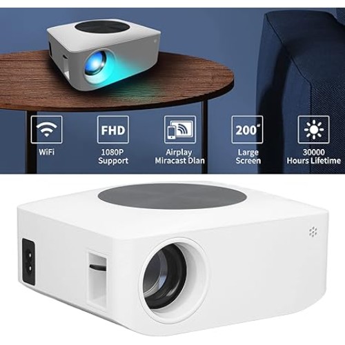 Mini Projector - Φορητός Προτζέκτορας Τεχνολογίας Προβολής LCD Λάμπας LED Full HD 1080p με Ενσωματωμένα Ηχεία, Οθόνη προβολής έως 200΄΄ και Χειριστήριο Mini Projector - Φορητός Προτζέκτορας Τεχνολογίας Προβολής LCD Λάμπας LED Full HD 1080p με Ενσωματωμένα Ηχεία, Οθόνη προβολής έως 200΄΄ και Χειριστήριο
