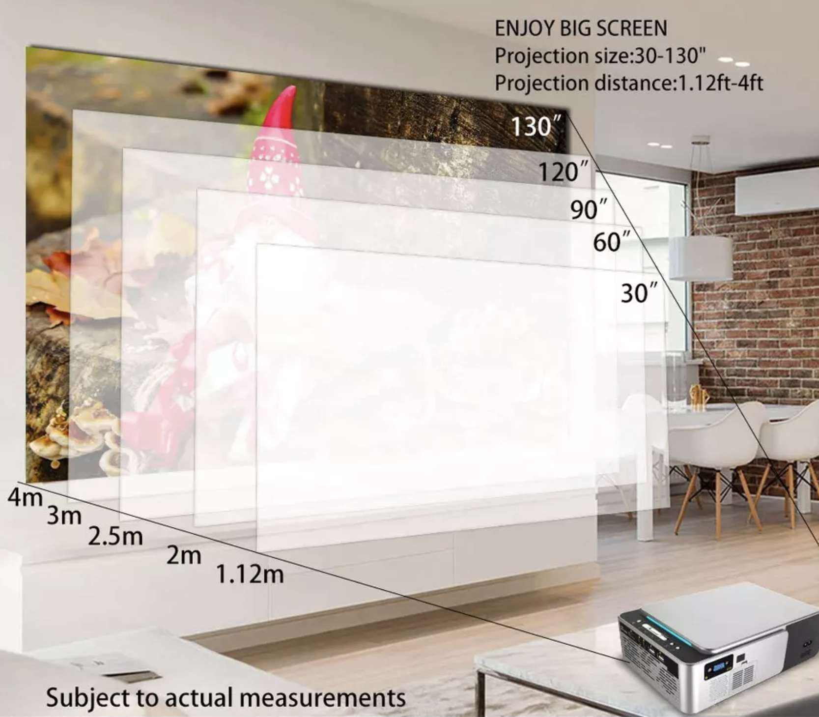Mini Projector LCD LED - Προβολέας Full HD με HDMI, USB & Τηλεχειριστήριο Mini Projector LCD LED - Προβολέας Full HD με HDMI, USB & Τηλεχειριστήριο
