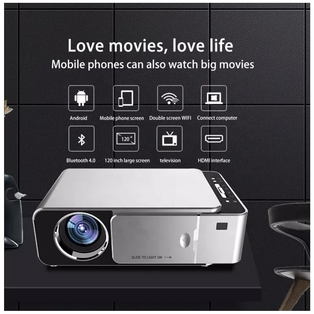 Mini Projector LCD LED - Προβολέας Full HD με HDMI, USB & Τηλεχειριστήριο Mini Projector LCD LED - Προβολέας Full HD με HDMI, USB & Τηλεχειριστήριο
