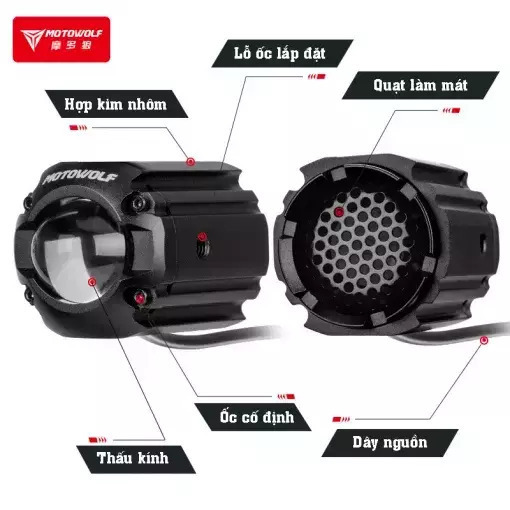 Mini Προβολάκια Μοτοσυκλέτας 68W 1200lm Mini Προβολάκια Μοτοσυκλέτας 68W 1200lm