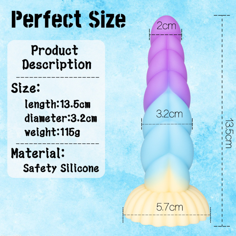 Ρεαλιστικό Dildo Σιλικόνης Mini- Rainbow Ρεαλιστικό Dildo Σιλικόνης Mini- Rainbow