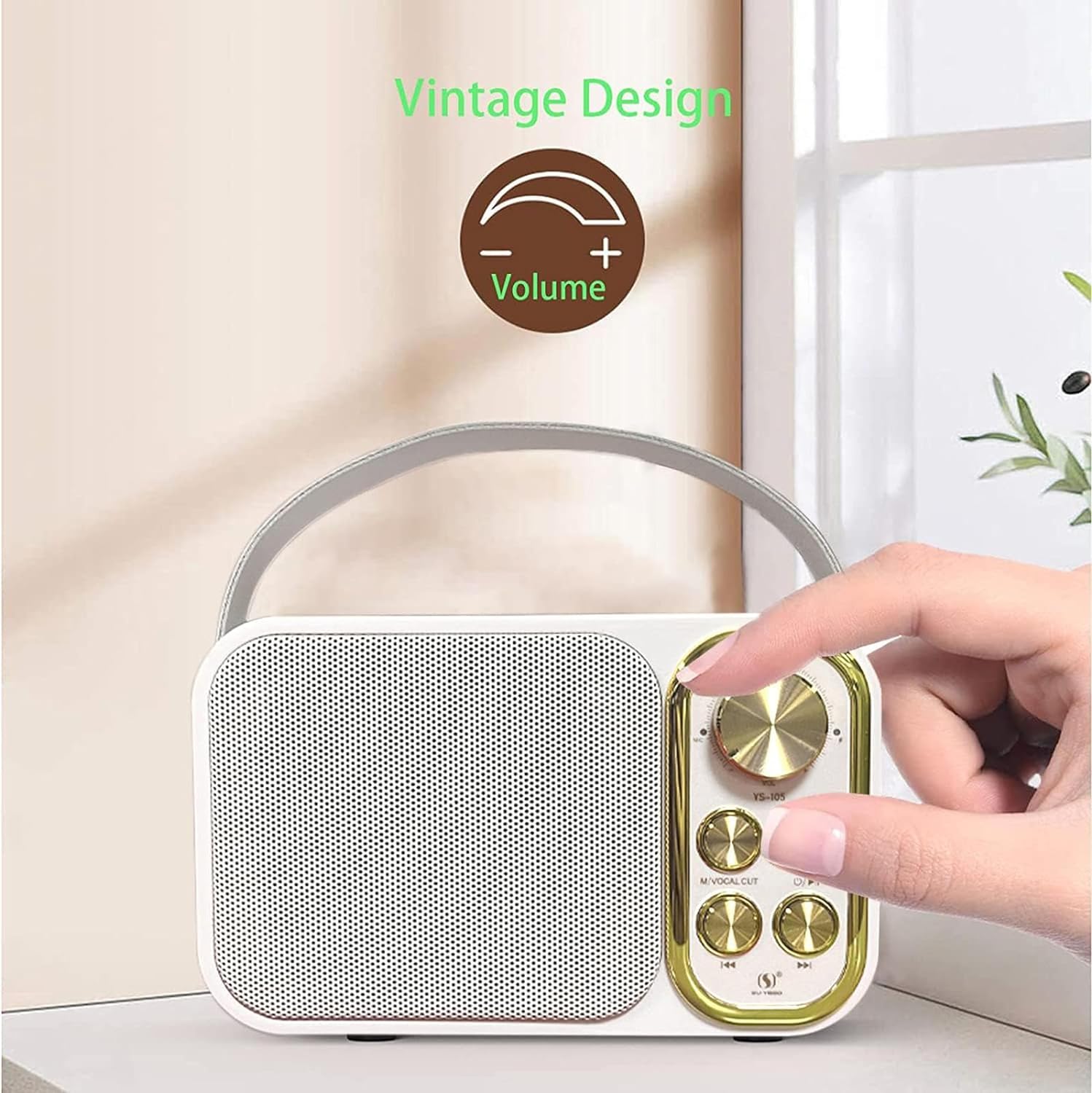 Mini Σύστημα Καραόκε με Ασύρματο Μικρόφωνο Bluetooth, USB, AUX, Type C & TF Card Mini Σύστημα Καραόκε με Ασύρματο Μικρόφωνο Bluetooth, USB, AUX, Type C & TF Card