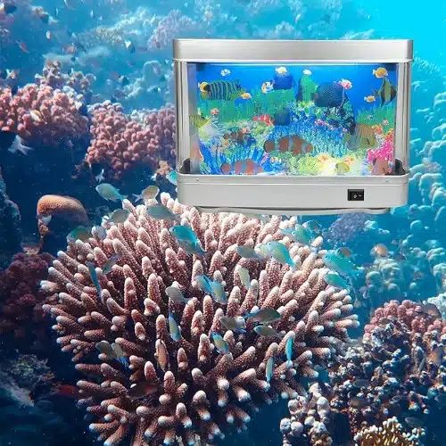 Μίνι Τεχνητό Διακοσμητικό Ενυδρείο με Κινούμενα Ψάρια 24x31x8.2 εκ. Μίνι Τεχνητό Διακοσμητικό Ενυδρείο με Κινούμενα Ψάρια 24x31x8.2 εκ.