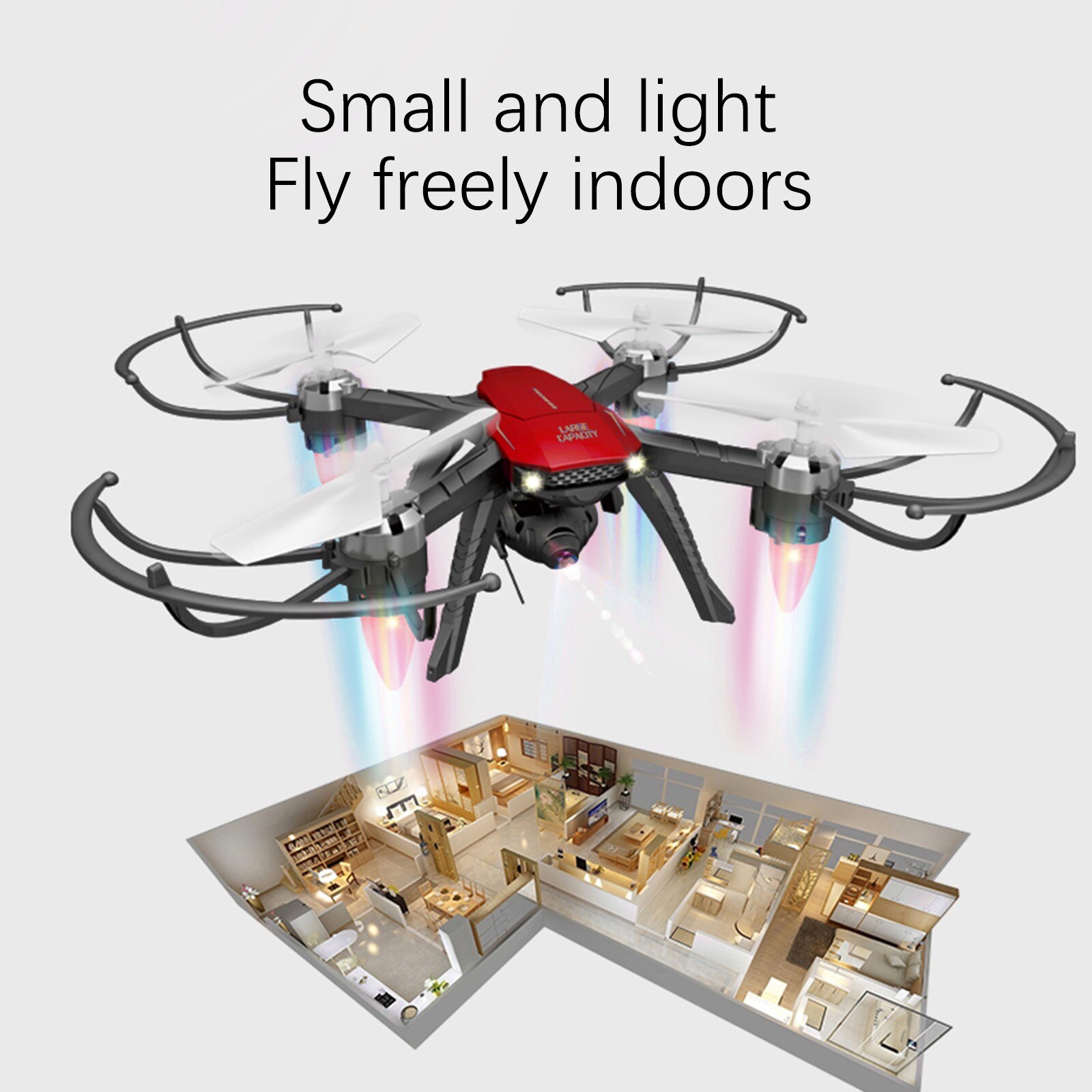 Mini Τηλεκατευθυνόμενο Ελικόπτερο Χειρός Quadcopter Drone 6 Axis Gyro 2.4GHz 4CH 3D-360 Degrees Eversion Mini Τηλεκατευθυνόμενο Ελικόπτερο Χειρός Quadcopter Drone 6 Axis Gyro 2.4GHz 4CH 3D-360 Degrees Eversion