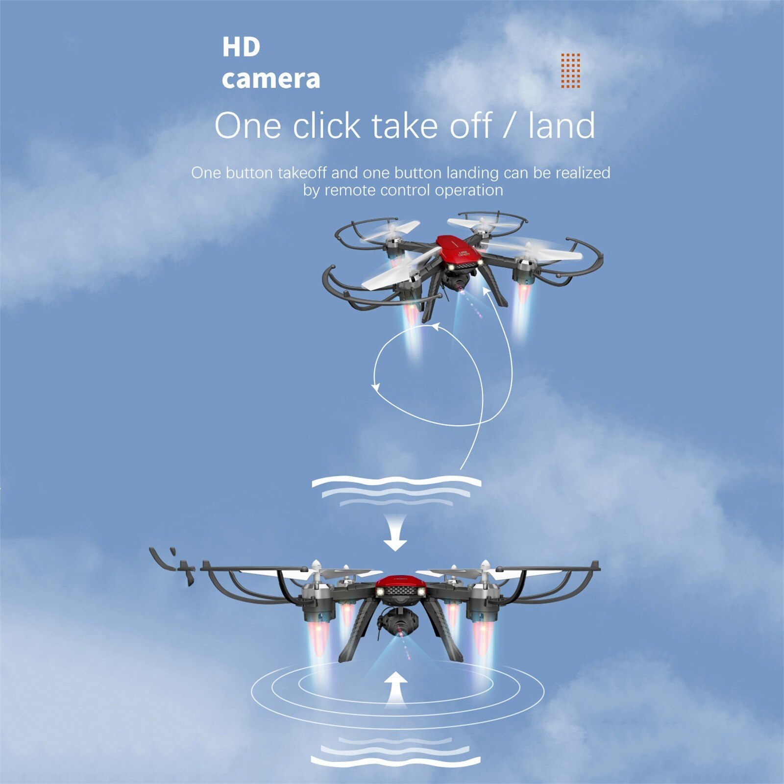 Mini Τηλεκατευθυνόμενο Ελικόπτερο Χειρός Quadcopter Drone 6 Axis Gyro 2.4GHz 4CH 3D-360 Degrees Eversion Mini Τηλεκατευθυνόμενο Ελικόπτερο Χειρός Quadcopter Drone 6 Axis Gyro 2.4GHz 4CH 3D-360 Degrees Eversion