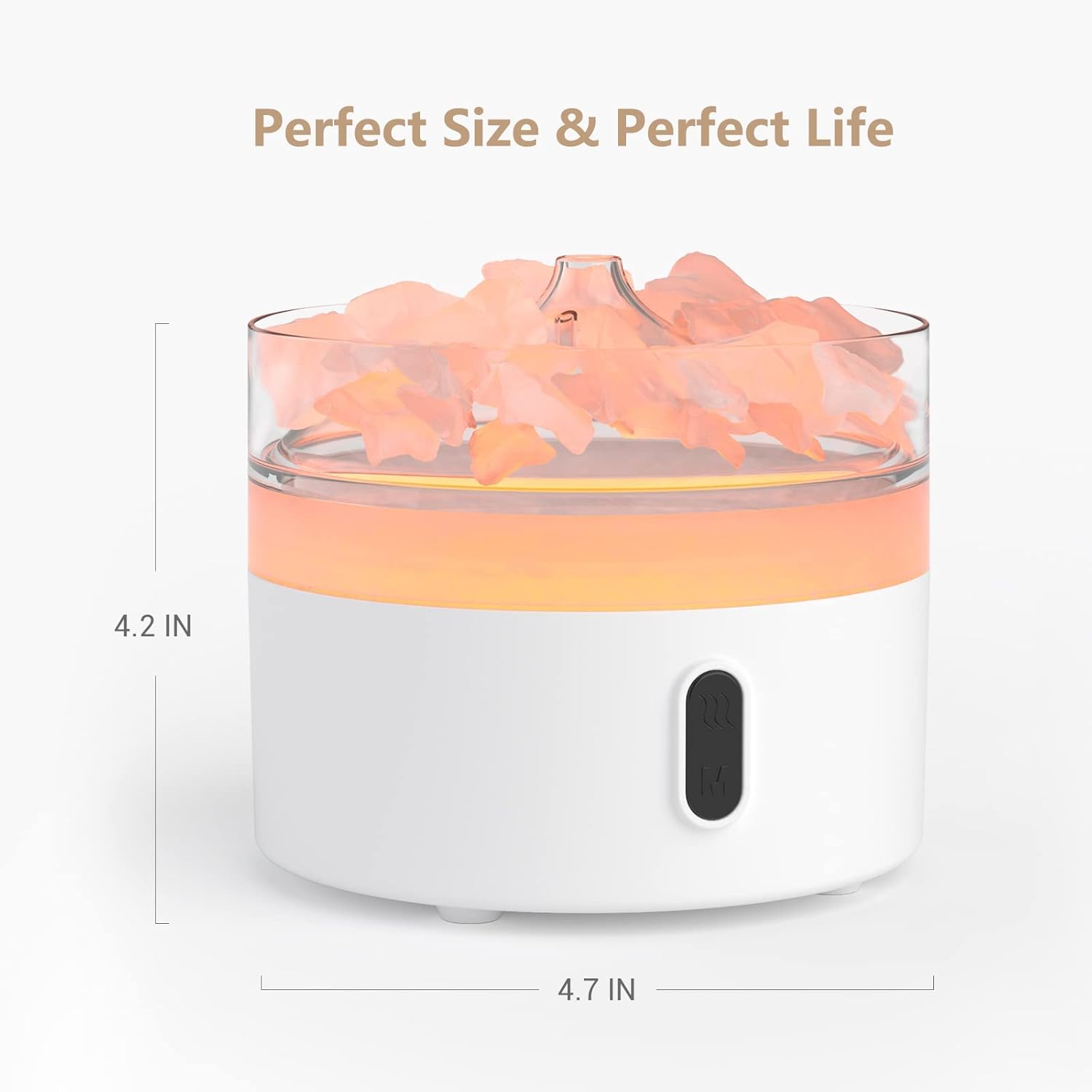 Mini Υγραντήρας και Διαχυτής Αρώματος Κρυσταλλικού Αλατιού 220ml με Αθόρυβη Λειτουργία Mini Υγραντήρας και Διαχυτής Αρώματος Κρυσταλλικού Αλατιού 220ml με Αθόρυβη Λειτουργία