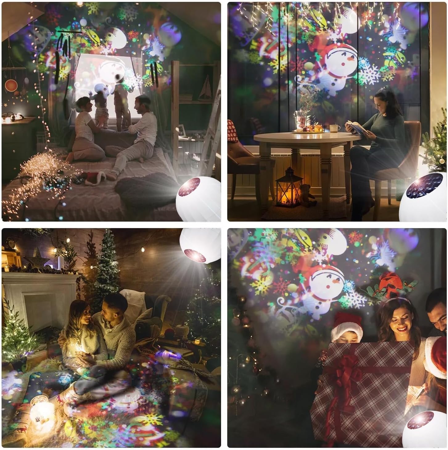 Μίνι Χριστουγεννιάτικος Προβολέας RGB LED σε Σχήμα Λάμπας με Υποδοχή E27 4W - Ρυθμιζόμενο 180 Μοίρες Μίνι Χριστουγεννιάτικος Προβολέας RGB LED σε Σχήμα Λάμπας με Υποδοχή E27 4W - Ρυθμιζόμενο 180 Μοίρες