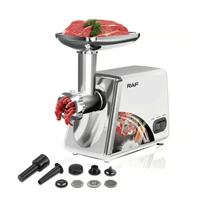 Μηχανή Άλεσης Κιμά, 2500W Ανοξείδωτος Μύλος Κρέατος, Λευκό Χρώμα RAF Μηχανή Άλεσης Κιμά, 2500W Ανοξείδωτος Μύλος Κρέατος, Λευκό Χρώμα RAF