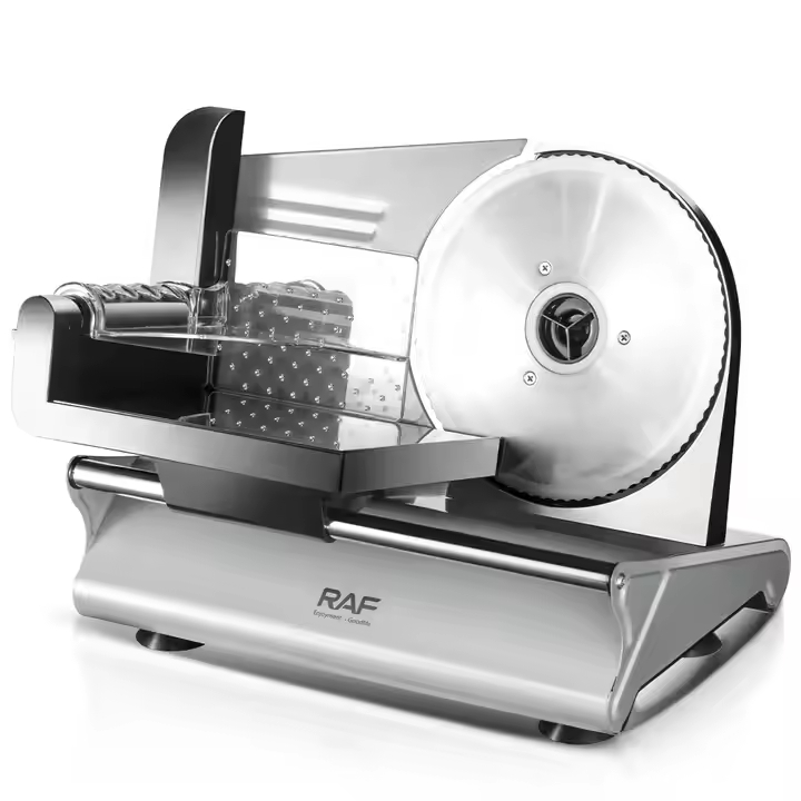 Μηχανή Κοπής Αλλαντικών - Τυριών & Ψωμιού 200W - RAF Μηχανή Κοπής Αλλαντικών - Τυριών & Ψωμιού 200W - RAF