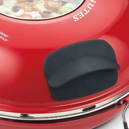 Μηχανή Παρασκευής Σπιτικής Πίτσας με Ρυθμιζόμενο Θερμοστάτη έως 400°C και Χρονοδιακόπτη 1200W Hoomei Κόκκινο Μηχανή Παρασκευής Σπιτικής Πίτσας με Ρυθμιζόμενο Θερμοστάτη έως 400°C και Χρονοδιακόπτη 1200W Hoomei Κόκκινο