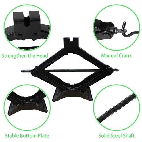 Μηχανικός Γρύλος Αυτοκινήτου Για Έως 1,5 Τόνους με Εργονομικό Χερούλι Μηχανικός Γρύλος Αυτοκινήτου Για Έως 1,5 Τόνους με Εργονομικό Χερούλι