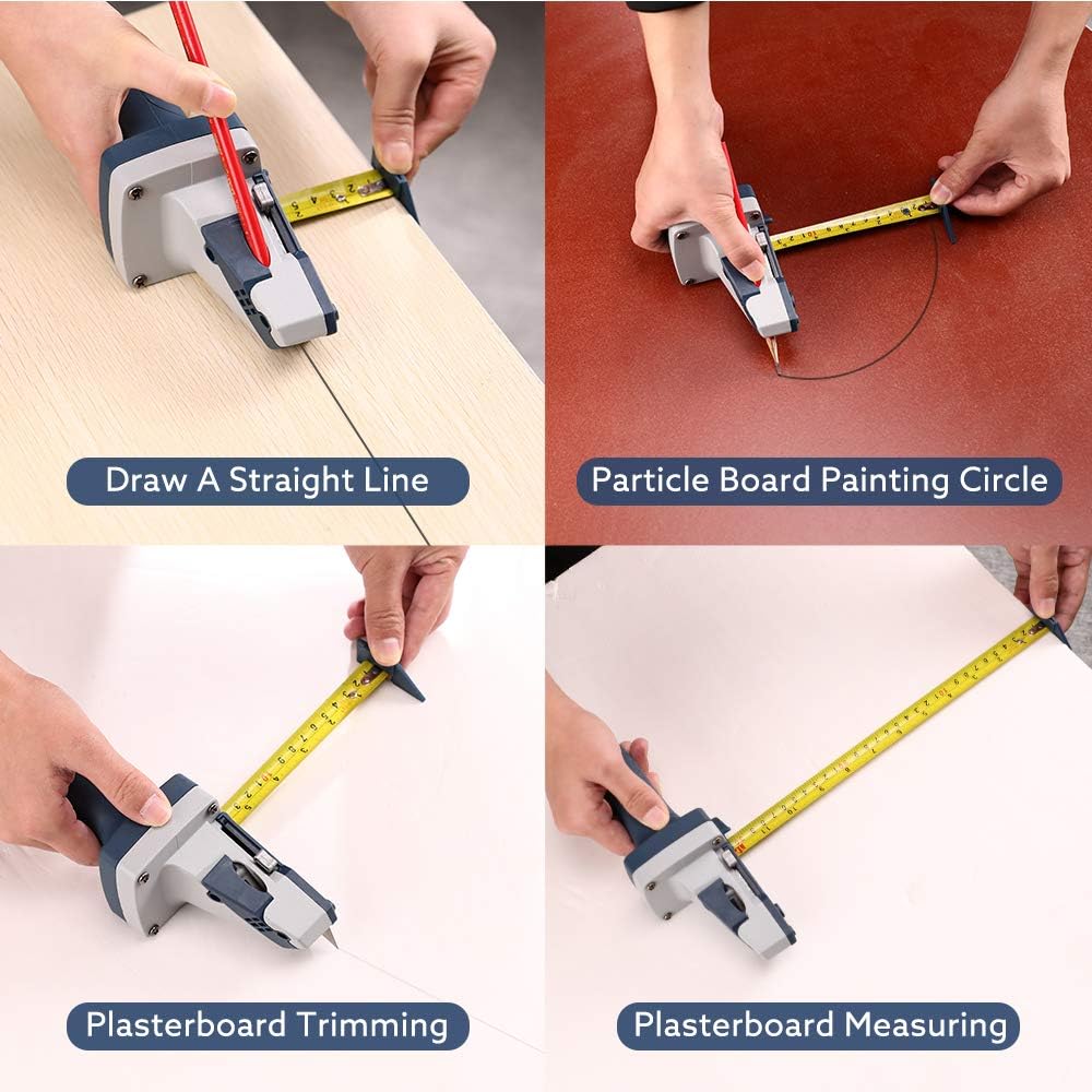 Μηχάνημα Κοπής Γυψοσανίδας - Κόφτης Πολλαπλών Χρήσεων με Ενσωματωμένη Ταινία - Μέτρο Μηχάνημα Κοπής Γυψοσανίδας - Κόφτης Πολλαπλών Χρήσεων με Ενσωματωμένη Ταινία - Μέτρο