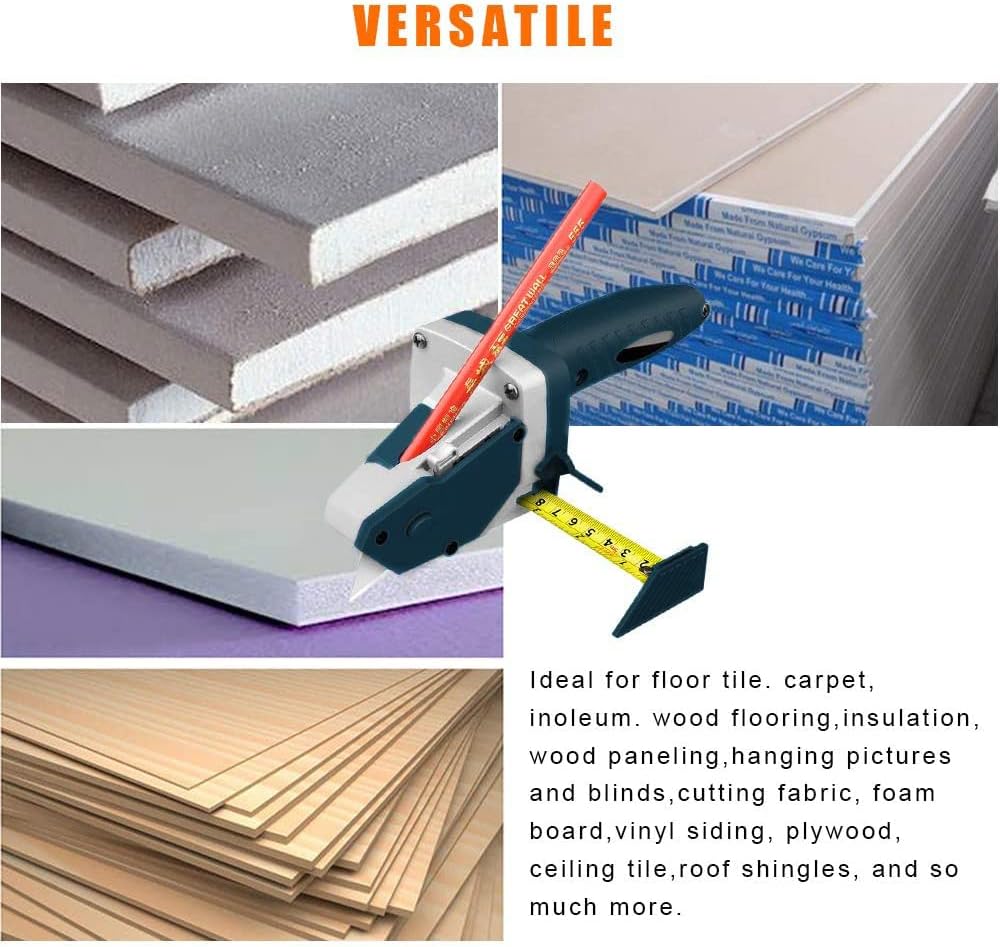 Μηχάνημα Κοπής Γυψοσανίδας - Κόφτης Πολλαπλών Χρήσεων με Ενσωματωμένη Ταινία - Μέτρο Μηχάνημα Κοπής Γυψοσανίδας - Κόφτης Πολλαπλών Χρήσεων με Ενσωματωμένη Ταινία - Μέτρο