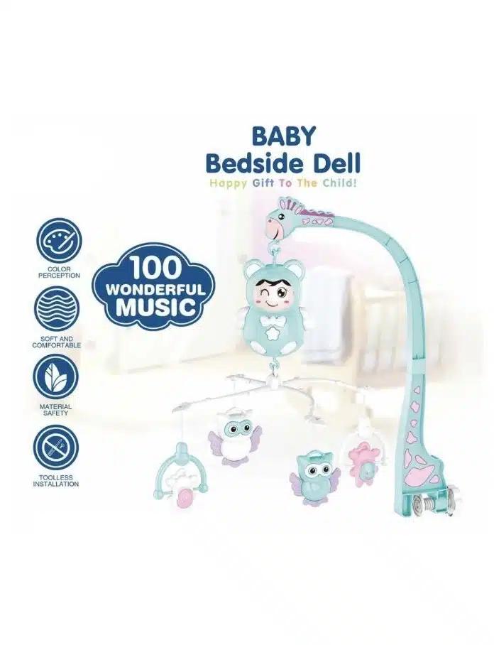 Μόμπιλε Βρεφικό Περιστρεφόμενο Παιχνίδι Κούνιας με 100 Μελωδίες-Ζωάκια Μόμπιλε Βρεφικό Περιστρεφόμενο Παιχνίδι Κούνιας με 100 Μελωδίες-Ζωάκια