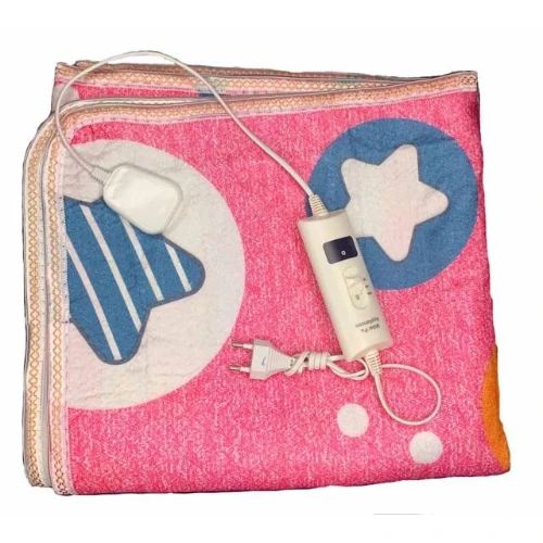 Μονή Ηλεκτρική Θερμαινόμενη Κουβέρτα 220W 150x80cm - Εμπριμέ Ροζ Μονή Ηλεκτρική Θερμαινόμενη Κουβέρτα 220W 150x80cm - Εμπριμέ Ροζ