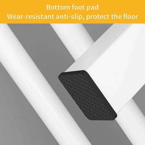 Μονή Κρεμάστρα Δαπέδου Καλόγερος Παπουτσοθήκη Μεταλλικό Λευκό 110x40x150cm Μονή Κρεμάστρα Δαπέδου Καλόγερος Παπουτσοθήκη Μεταλλικό Λευκό 110x40x150cm