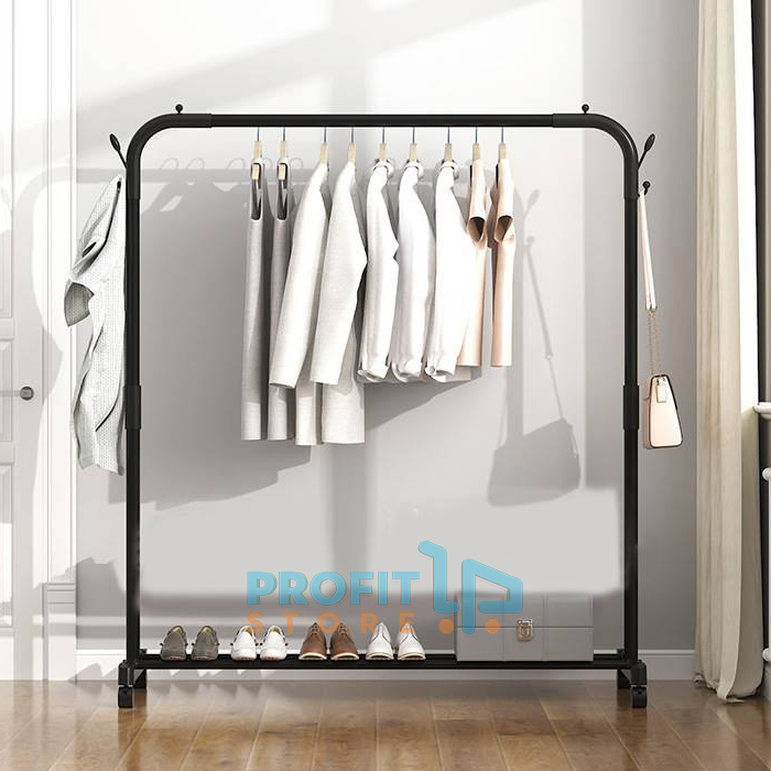 Μονή Τροχήλατη Κρεμάστρα Δαπέδου & Καλόγερος - Παπουτσοθήκη έως 30kg Βάρος - Βεστιάριο Τρόλεϊ Μεταλλικό Μαύρο 143x42x96cm Μονή Τροχήλατη Κρεμάστρα Δαπέδου & Καλόγερος - Παπουτσοθήκη έως 30kg Βάρος - Βεστιάριο Τρόλεϊ Μεταλλικό Μαύρο 143x42x96cm