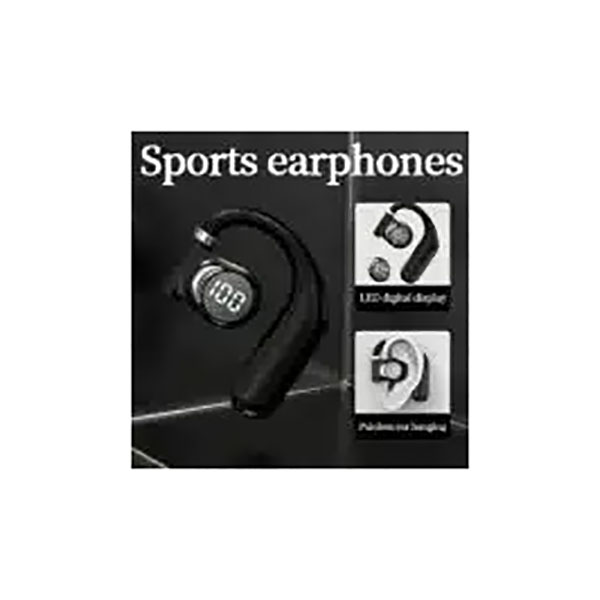 Μονό Ακουστικό Bluetooth Handsfree Ear-Hook με Μικρόφωνο και LED Ψηφιακή Οθόνη με Ένδειξη Μπαταρίας Μαύρο Μονό Ακουστικό Bluetooth Handsfree Ear-Hook με Μικρόφωνο και LED Ψηφιακή Οθόνη με Ένδειξη Μπαταρίας Μαύρο