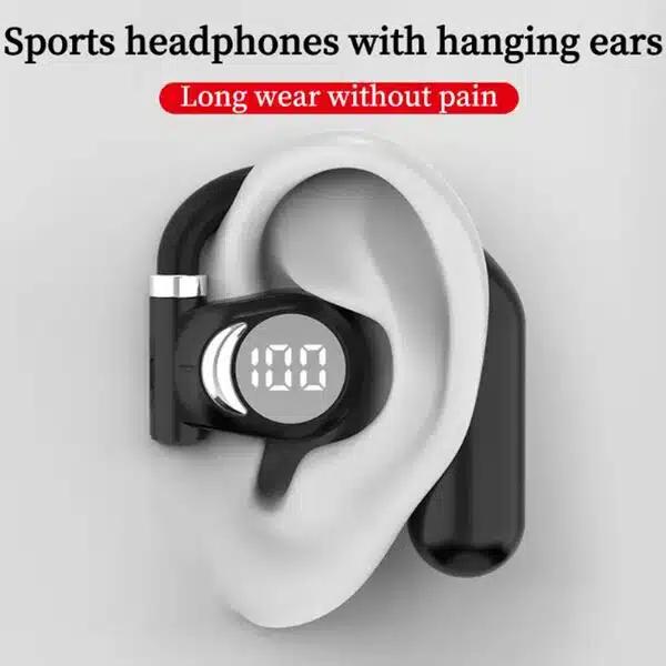 Μονό Ακουστικό Bluetooth Handsfree Ear-Hook με Μικρόφωνο και LED Ψηφιακή Οθόνη με Ένδειξη Μπαταρίας Μαύρο Μονό Ακουστικό Bluetooth Handsfree Ear-Hook με Μικρόφωνο και LED Ψηφιακή Οθόνη με Ένδειξη Μπαταρίας Μαύρο