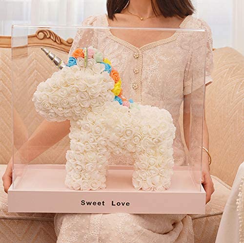 Μονόκερος με Τριανταφυλλάκια σε Συσκευασία Δώρου με Τεχνητά Ροδοπέταλα Μονόκερος με Τριανταφυλλάκια σε Συσκευασία Δώρου με Τεχνητά Ροδοπέταλα