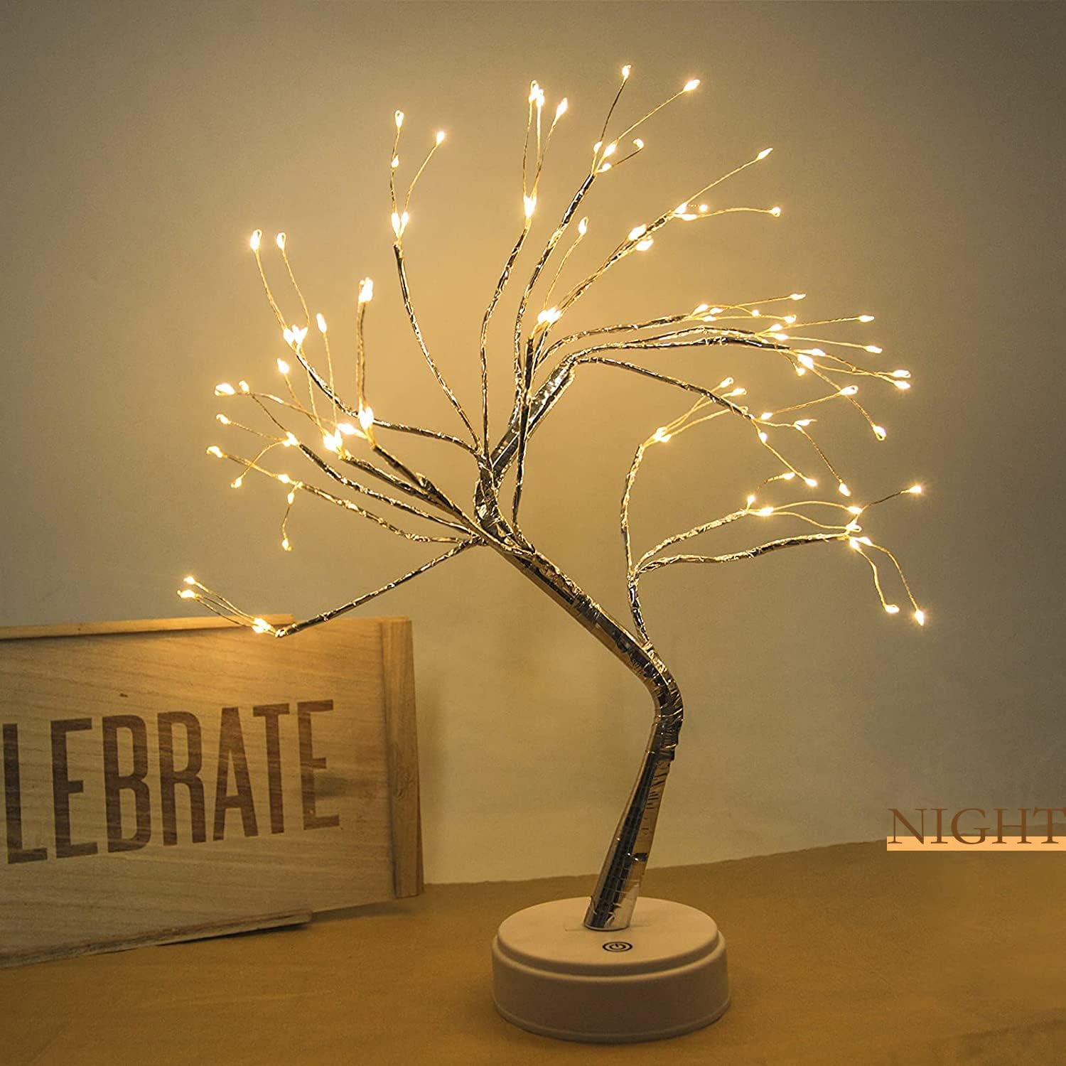 Μοντέρνο Εντυπωσιακό Διακοσμητικό Δέντρο 180 LED DIY με Θερμό Φωτισμό Μοντέρνο Εντυπωσιακό Διακοσμητικό Δέντρο 180 LED DIY με Θερμό Φωτισμό