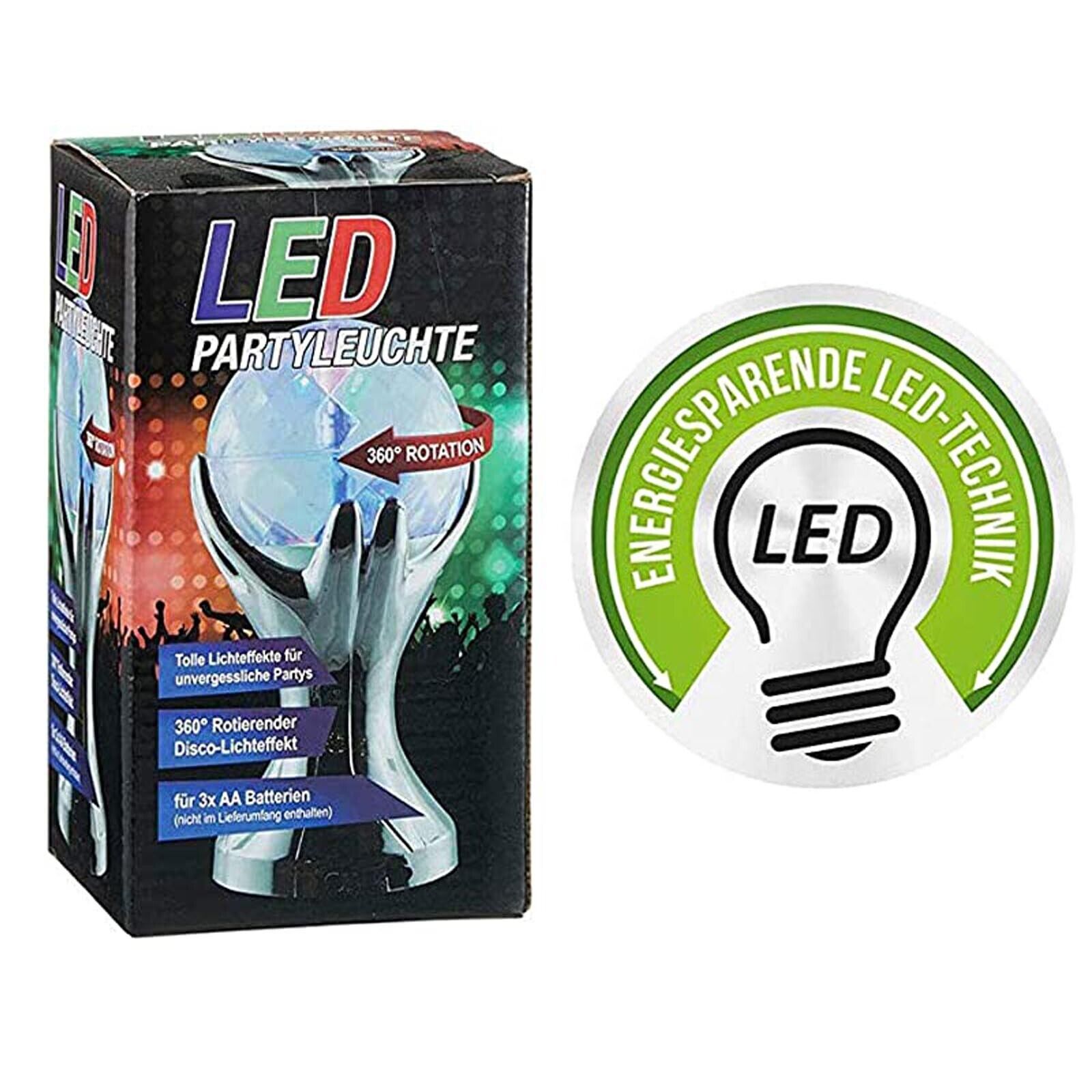 Μοντέρνο Επιτραπέζιο Διακοσμητικό Φωτιστικό LED Πολύχρωμη Μπάλα 360° με Disco Εφέ Hands Ασημένιο Μοντέρνο Επιτραπέζιο Διακοσμητικό Φωτιστικό LED Πολύχρωμη Μπάλα 360° με Disco Εφέ Hands Ασημένιο