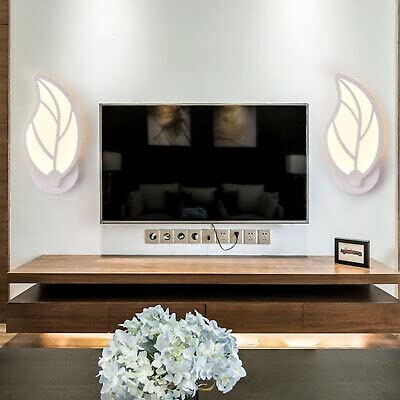 Μοντέρνο Φωτιστικό Τοίχου - Απλίκα 7W 350lm με 3 Θερμοκρασίες Φωτισμού σε Σχήμα Φύλλο - Universo Μοντέρνο Φωτιστικό Τοίχου - Απλίκα 7W 350lm με 3 Θερμοκρασίες Φωτισμού σε Σχήμα Φύλλο - Universo