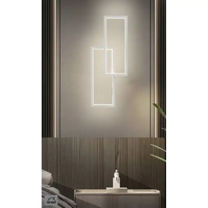 Μοντέρνο Φωτιστικό Τοίχου LED με Γεωμετρικό Σχήμα σε Θερμό Φως 26W IP20 60x5x25cm ForHome Μοντέρνο Φωτιστικό Τοίχου LED με Γεωμετρικό Σχήμα σε Θερμό Φως 26W IP20 60x5x25cm ForHome