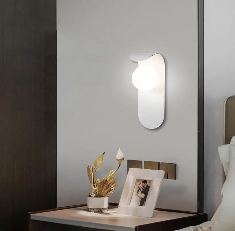 Μοντέρνο Μεταλλικό Επιτοίχιο Φωτιστικό Σφαίρα 10W σε Λευκό Χρώμα G9 Μοντέρνο Μεταλλικό Επιτοίχιο Φωτιστικό Σφαίρα 10W σε Λευκό Χρώμα G9