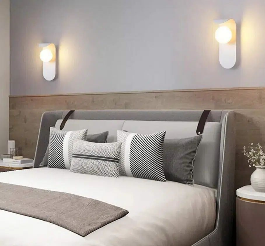 Μοντέρνο Μεταλλικό Επιτοίχιο Φωτιστικό Σφαίρα 10W σε Λευκό Χρώμα G9 Μοντέρνο Μεταλλικό Επιτοίχιο Φωτιστικό Σφαίρα 10W σε Λευκό Χρώμα G9