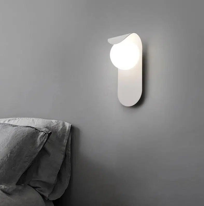 Μοντέρνο Μεταλλικό Επιτοίχιο Φωτιστικό Σφαίρα 10W σε Λευκό Χρώμα G9 Μοντέρνο Μεταλλικό Επιτοίχιο Φωτιστικό Σφαίρα 10W σε Λευκό Χρώμα G9