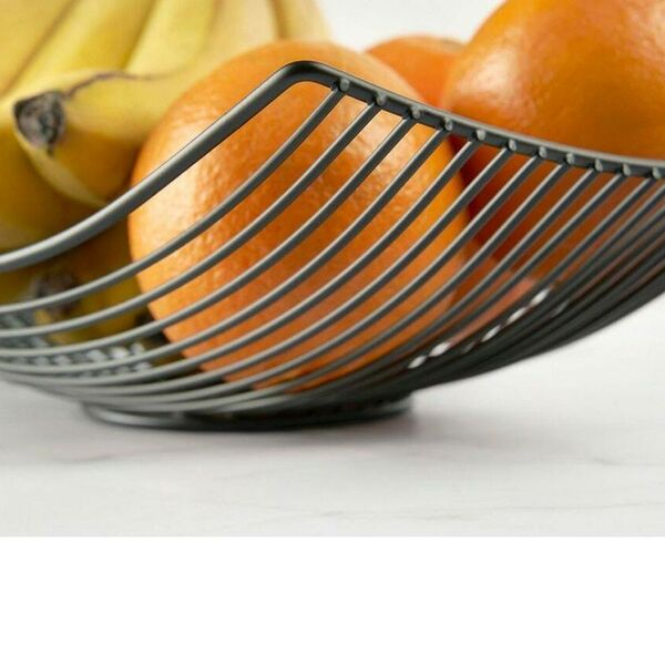 Μοντέρνο Μεταλλικό Καλάθι Φρούτων 30×23.5εκ Μαύρο Μοντέρνο Μεταλλικό Καλάθι Φρούτων 30×23.5εκ Μαύρο
