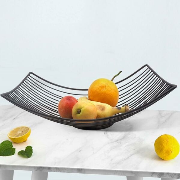 Μοντέρνο Μεταλλικό Καλάθι Φρούτων 30×23.5εκ Μαύρο Μοντέρνο Μεταλλικό Καλάθι Φρούτων 30×23.5εκ Μαύρο