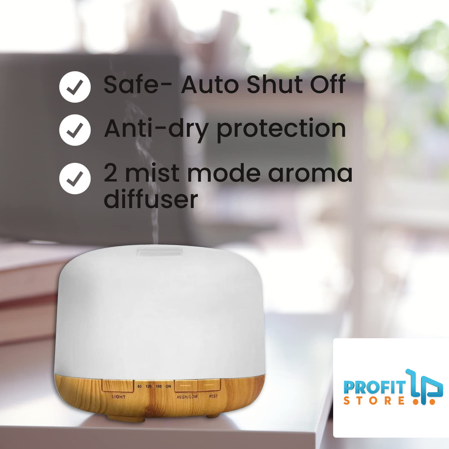 Μοντέρνος Υγραντήρας - Φωτιστικό Ηρεμίας, Γαλήνης & Αρωματοθεραπείας με Φωτισμό RGB LED & Χρονοδιακόπτη 500ml - Aroma Diffuser Σχέδιο Ξύλου Μοντέρνος Υγραντήρας - Φωτιστικό Ηρεμίας, Γαλήνης & Αρωματοθεραπείας με Φωτισμό RGB LED & Χρονοδιακόπτη 500ml - Aroma Diffuser Σχέδιο Ξύλου