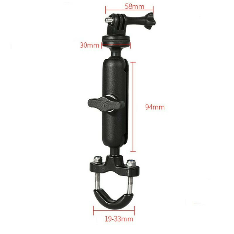 Motowolf Πολυγωνική Βάση Αλουμινίου για Τιμόνι Μηχανής για Action Camera με Ρύθμιση 360 Μοιρών Motowolf Πολυγωνική Βάση Αλουμινίου για Τιμόνι Μηχανής για Action Camera με Ρύθμιση 360 Μοιρών