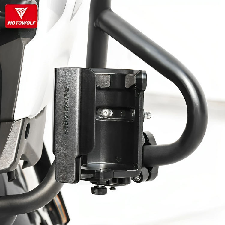 Motowolf Ποτηροθήκη Μηχανής Αλουμινίου για Μπάρα Τιμονιού Motowolf Ποτηροθήκη Μηχανής Αλουμινίου για Μπάρα Τιμονιού