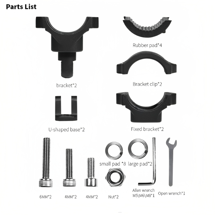 Motowolf® Σετ 2 Αδιάβροχοι LED Προβολείς Μηχανής Αλουμινίου Motowolf® Σετ 2 Αδιάβροχοι LED Προβολείς Μηχανής Αλουμινίου